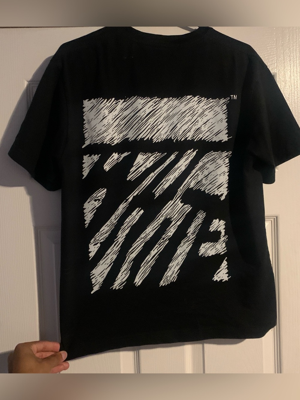 Off-white scribble shirt